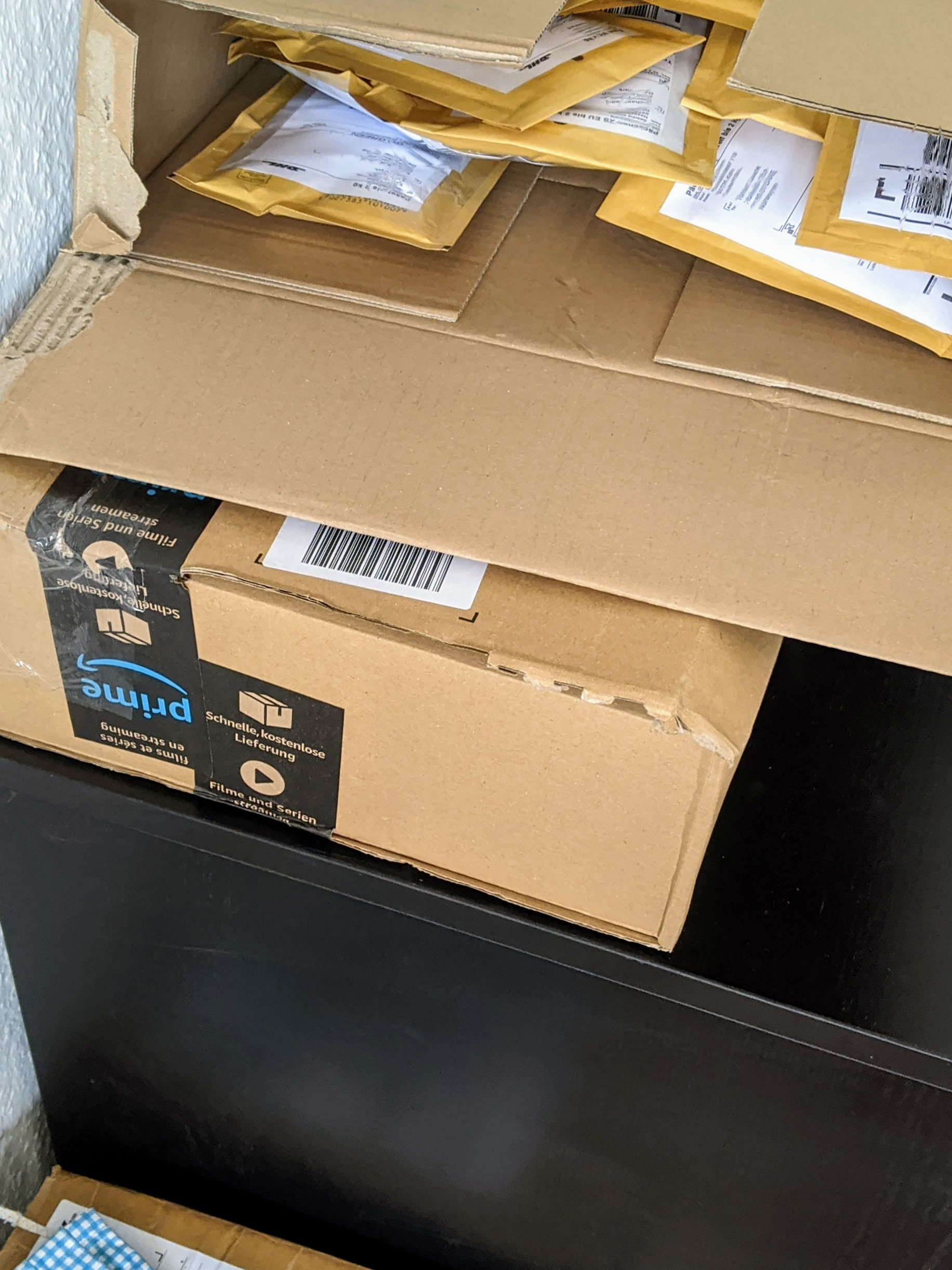 batch of parcels