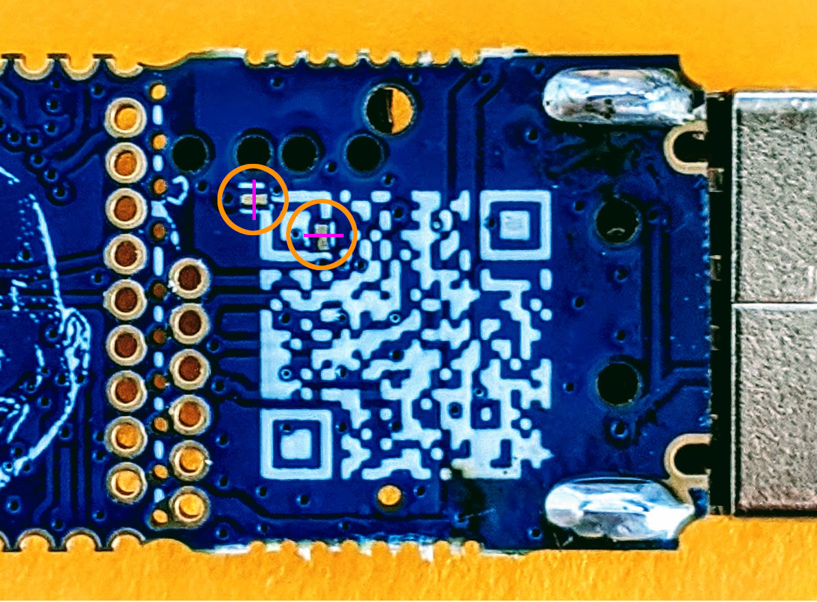 solder pads