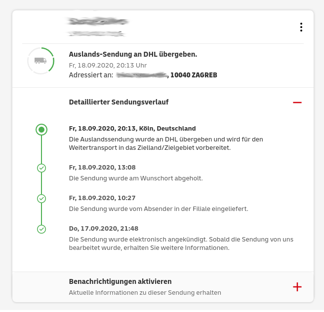 tracking zagreb
